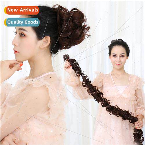 Wigs 适用girls hair wraps twisted hair band bridal coiffure