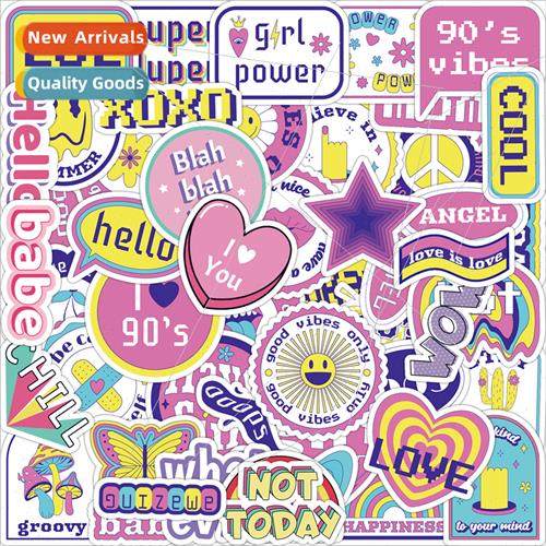 50 motivational phrases stickers phone computer diary waterp