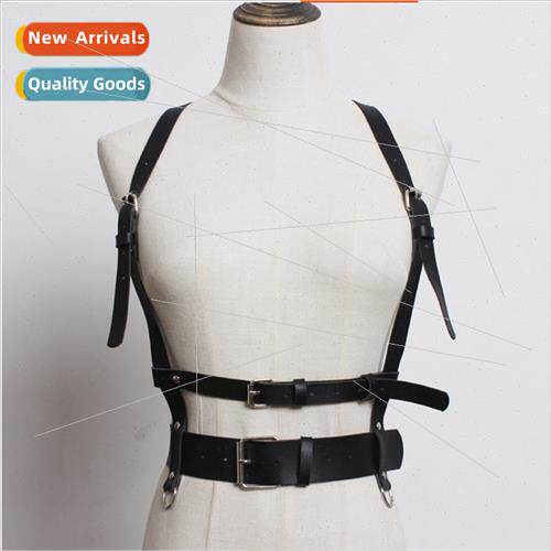 Vintage Bound Leather Corset Personalized Women Shirt Dress