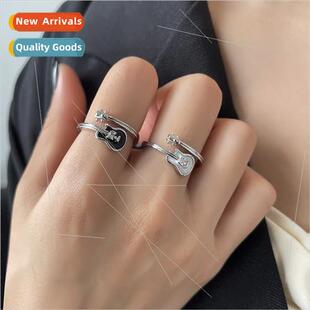 black ring open instrument musical rock cool tide guar Whe