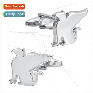 shirt French wolf senior cuff angel cufflinks new griffin