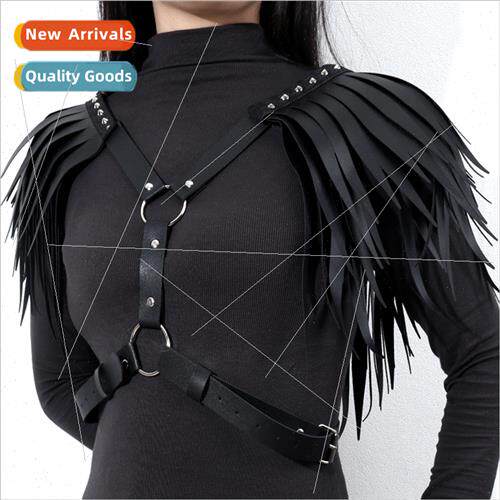 Stylish Multi-Layer Shoulder Belt Leather Adjustable Tassel