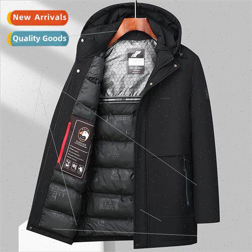 Dad winter jacket new cotton clothes poly heat down cotton j