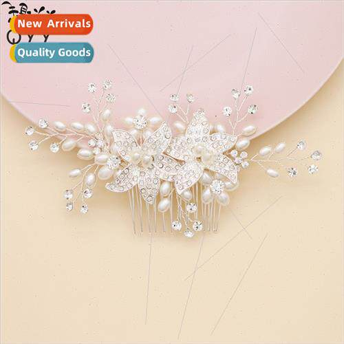 Exquise Korean crystal head flower hair accessories handmade