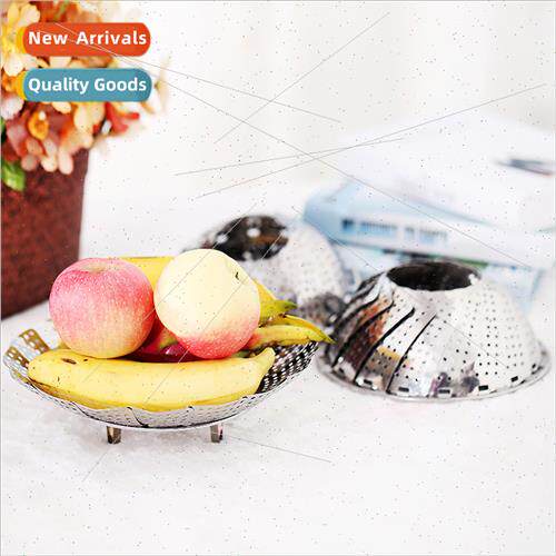 Household stainless steel telescopic change Lotus Steamer Fr
