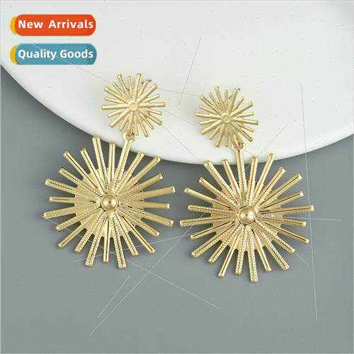Fashion irregular metal sense earrings 2023earring new round