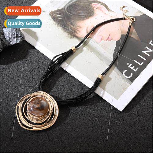 Fashion mple Necklace Hundred Geometric Alloy Women Premium