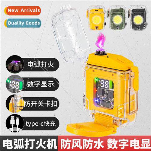 New outdoor camping arc lighter strong windproof waterproof