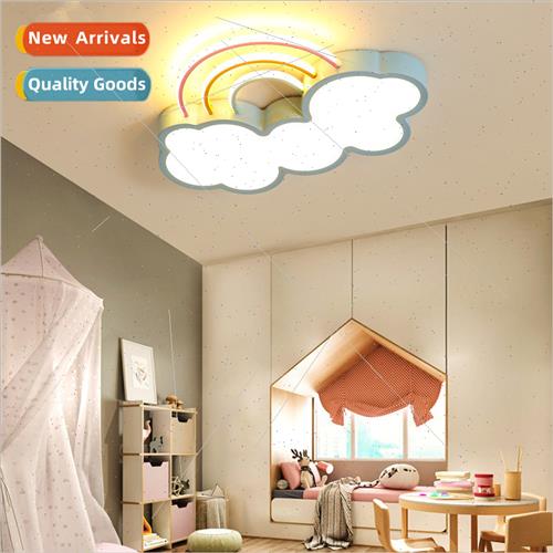 Creative children room clouds rainbow ceiling light LED bedr