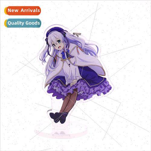 anime  keychain elf fantasy book thalia standing acrylic dou