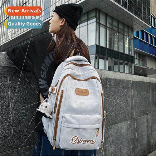 Student schoolbag girls ins high color value shoulder bag ca