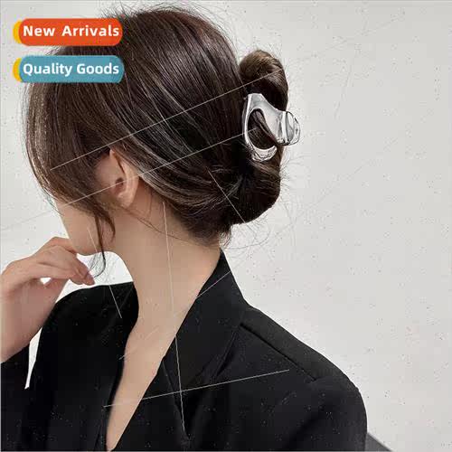 Spring metal grab clip back head hair clip small clip headdr
