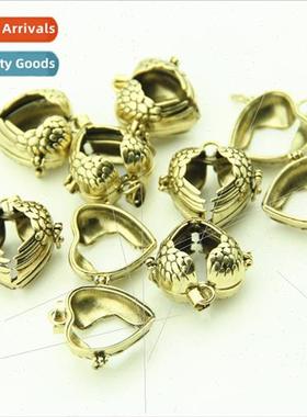Europe alloy jewelry accessories love hollow retro openable