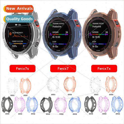 适用gamine fenix7 7S 7X smartwatch case tpu soft rubber case