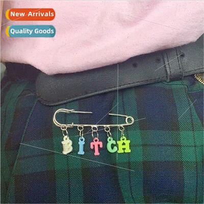 fb1801 Europe Waist jewelry color random candy color letter