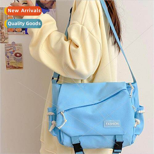2023  Korea new fall winter solid color hundred wh diagonal