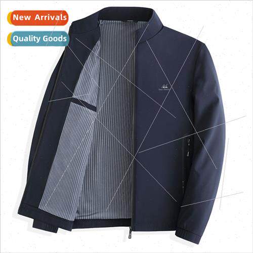 Men jackets spring fall middle-aged dad loosened casual stan