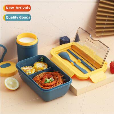 Student nch Box nch Box Wheat Straw Bento Box Microwaveable