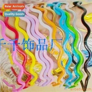 solid color spray hair pain wave bands small Korean colorful
