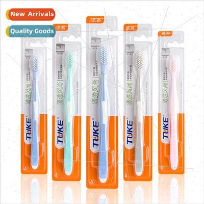 Toothbrushes wide head soft fine bristles adult super soft f