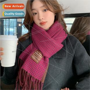 cashmere thickened bird Men scarves imation nest fall women