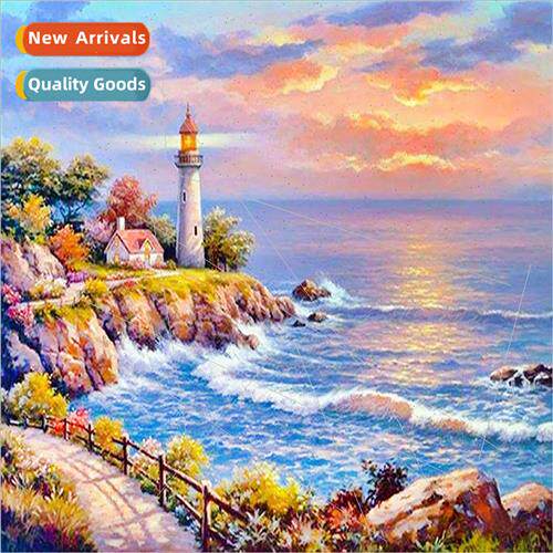 Cross Stch New DIY ghthouse Full Stch mple Handmade Thread E