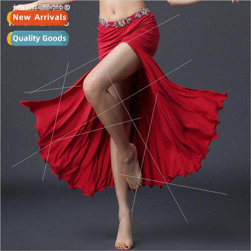 Belly dance skirt underwear practice clothes bustier modal l