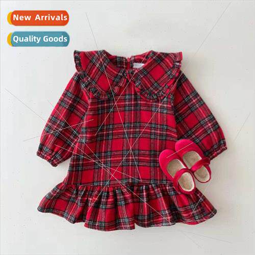 Girls dress 2022 fall Korean childrens fashionable fashionab
