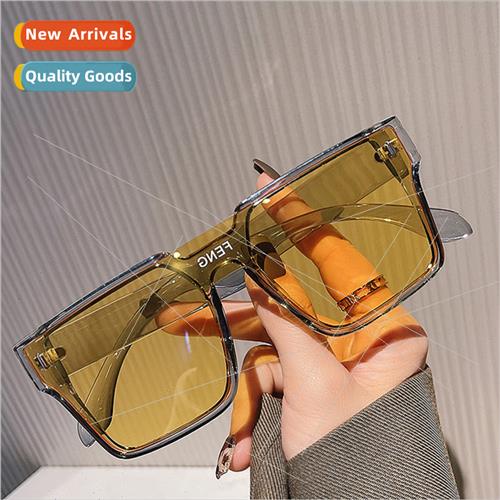 Retro ins driving one-piece sunglasses men nd set shooting s