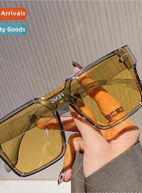 Retro ins driving one-piece sunglasses men nd set shooting s