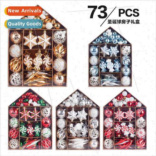 New Products Christmas Decorations House Painted Christmas B