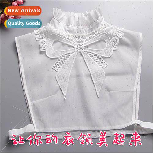 Pretty Whe Standing Collar Versatile Lady Butterfly Flower P