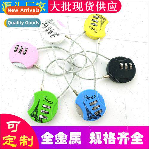 Wire Rope Metal Bags Closet Small Combination Lock Mini Stor
