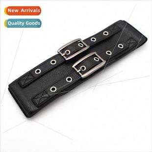 ladies belt black Europe pin hundred buckle popular