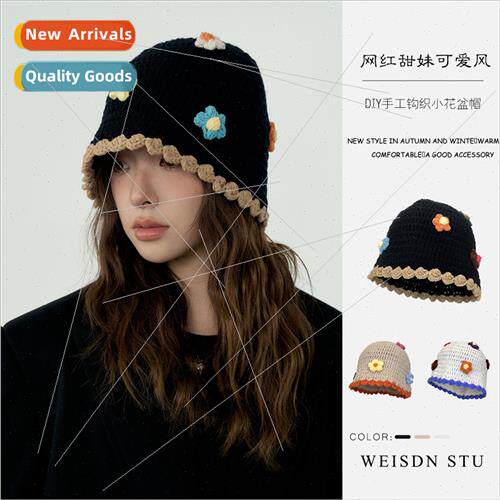 Japan Korea fall winter wool blend handmade crocheted DIY be