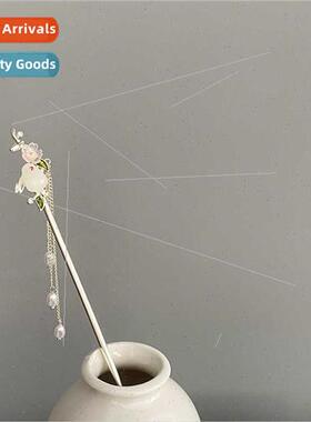 Summer cute rabb hairpin female step tassel new Chinese hair