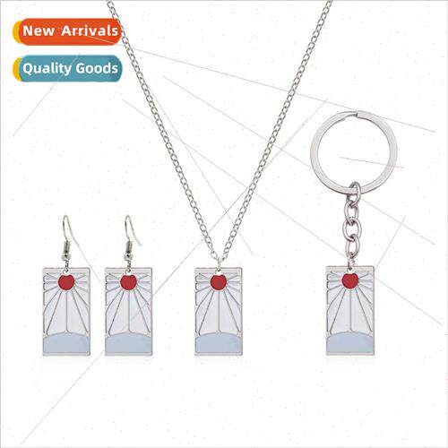 Japan anime ghost destroyed edge  alloy earrings earrings ke