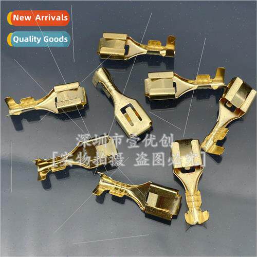 6.3 quadrilateral insertion insertion spring terminals 6.3mm