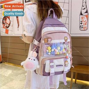 wind cute Korean Schoolbag shoulder ins backpack bag female