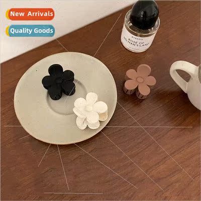 Cute frosted flowers grasp clip small hair grip girl heart p
