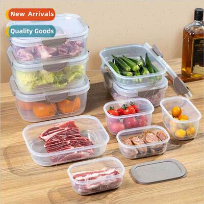 Food preservation box size set pp plastic microwave transpar