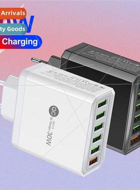 6-port QC3.0 cell phone charger Multi-port fast charger char