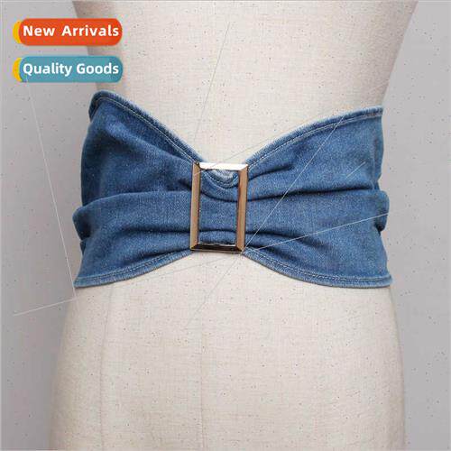 Cowboy Waistband Women Wide Tie mple Outer Wear Cloth Waistb