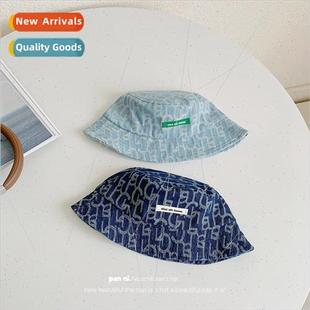 hat spring child Children Korean fisherman fall vers cowboy
