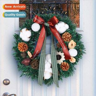 window bow decoration Christmas hanging mall door pin Wreath
