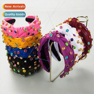 new fashion headband bands knotte top Europe skull Hair high