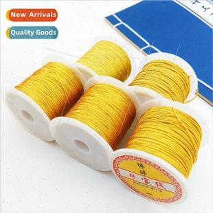 strands DIY winding silver bead wire weaving Gold handmade