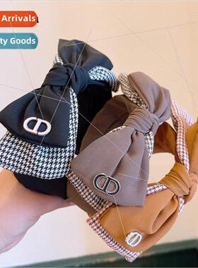 New ~ Korea ins retro color blocking temperament thousand bi