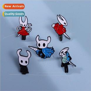 knight game badge creative tri paint hollow alloy New around