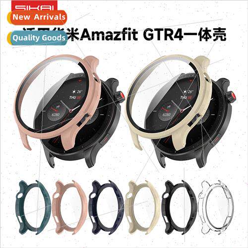适用 Huami Amazfit GTR4 protective case scale armor case lea